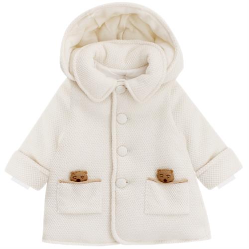 CAPPOTTO BABY M/L C/CAPPUCCIO 100%LANA+ GUANTINI
