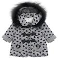 CAPPOTTO BABY M/L C/CAPPUCCIO C/PELLICCIA 55%POL.45%COT.