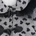 CAPPOTTO BABY M/L C/CAPPUCCIO C/PELLICCIA 55%POL.45%COT.
