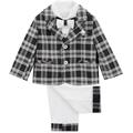 5PZBABY GIACCA100%PL+PANT77%PL20%VI3%EL+CAMICIA+PAP+POCHETTE
