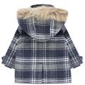 CAPPOTTO BABY M/L C/CAPP.C/PELLICCIA 65%POL35%VISC.