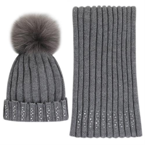 CAPPELLO PENDENTE+SCIARPA Bimba50%LANA 50%ACRILICO