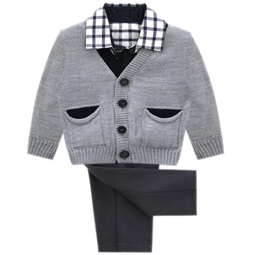 3PZ BABY CAM.100%COT+ MAGLIA50%LA50%ACR+PANT82%POL15%VI3%ELA