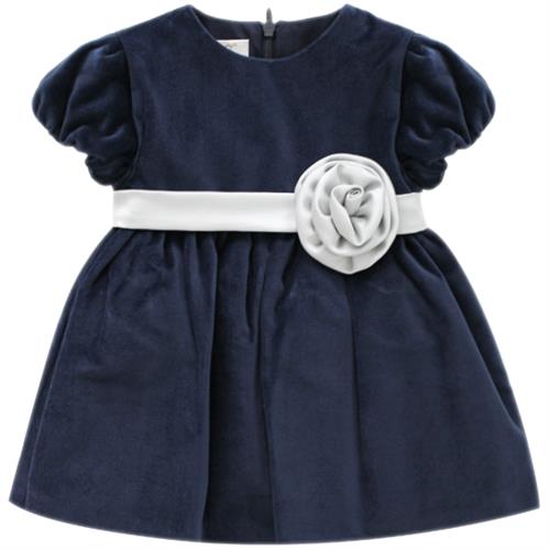 VESTINA BABY CON M.CA CORTA ARRICCIATA 100%COTONE-en