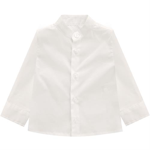 CAMICIA BABY M/L 97%COTONE 3%ELASTAN CON COLLO ALLA COREANA-en