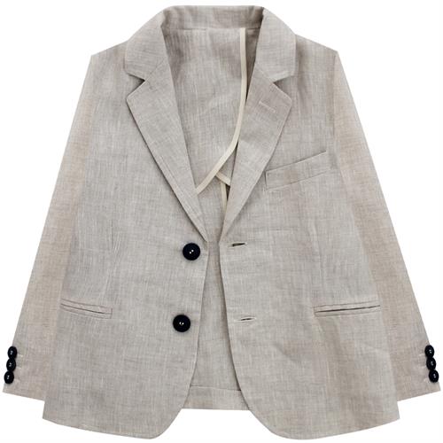 GIACCA BIMBO M/L 100%LINO-en