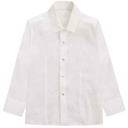CAMICIA BIMBO M/L 100%LINO-en