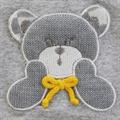 2PZ MAGLIA M/L+GHETTA C/PIEDINO 97%COTONE 3%ELASTAN