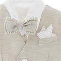 5PZBABY GILET+CAMICIA+BERMUDA+PAP+POCHETTE 100%POLIESTERE-en