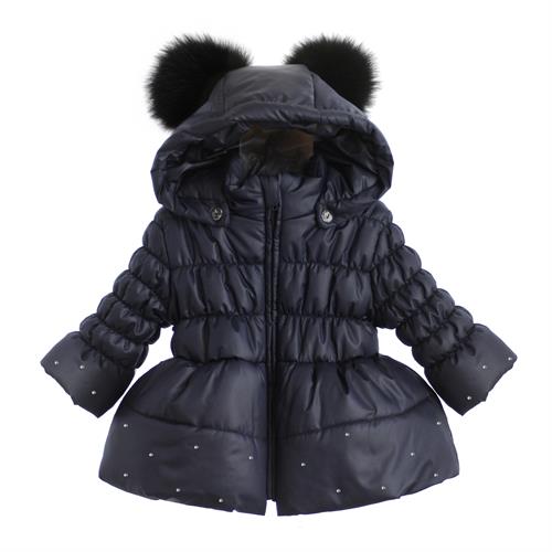 CAPPOTTO BABY M/L C/CAPP.C/PONPON 100%POLIESTERE-en