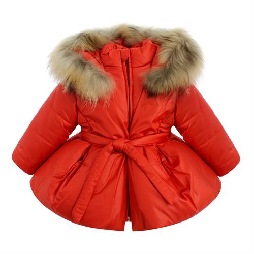 CAPPOTTO BABY M/L C/CAPP.C/PELL.C/PONPON 100%POLIESTERE-en