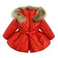 CAPPOTTO BABY M/L C/CAPP.C/PELL.C/PONPON 100%POLIESTERE-en