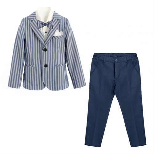 COMPLETO 5PZ.BIMBO GIACCA+PAP.100%POL.CAM.+PANT.97%COT.3%EL.-en