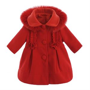 CAPPOTTO BABY CON CAPP.CON PELL.IN 82%POL.15%VIS.3%ELAS.