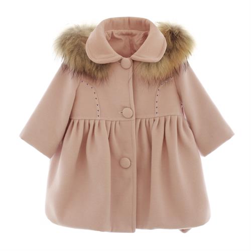 CAPPOTTO BABY CON CAPP.CON PELL.IN 82%POL.15%VIS.3%EL.