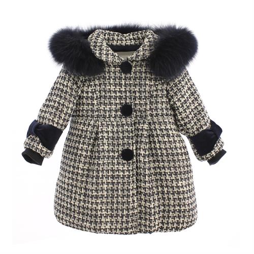 CAPPOTTO BABY CON CAPP.CON PELL.IN 60% COT.40%POLIES.-en
