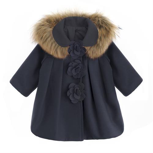CAPPOTTO BABY CON CAPP.CON PELL.IN 82%POL.15%VIS.3%ELAS.