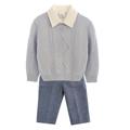 MAGLIONBABY50%LANA50%ACRILCAMIC100%COT.50%MODAL+PANT.100%COT