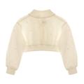 FELPA CORTA BABY 100%COTONE+T-SHIRT M/L+GONNA93%COT.7%ELAST.