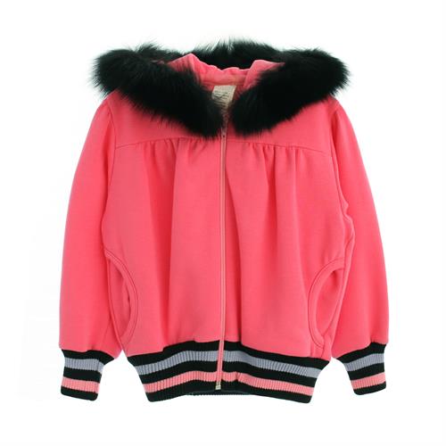 GIACCA BIMBA M/L CON CAPPUCCIO 32%COT.8%ACR.3%VI.3%POL.4%ELA-en
