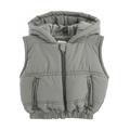 GILET BABY CON CAPPUCCIO 100%POLIESTERE-en