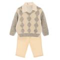 MAGLIONCINO BABY 50%LANA 50%ACRI.+CAMICIA E PANTALONE 100%CO-en
