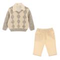 MAGLIONCINO BABY 50%LANA 50%ACRI.+CAMICIA E PANTALONE 100%CO-en
