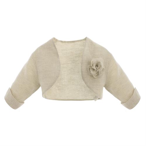 COPRISPALLE BIMBA M/GOMITO IN 56%LINO 44%COTONE-en