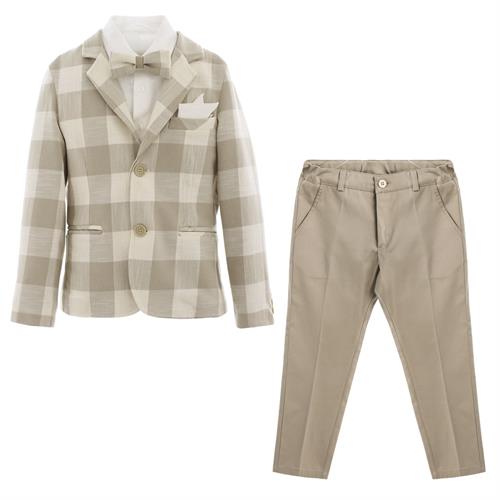 5PZ.BIMBO GI.+PAP.IN 60%COT.40%POL.CAM.100%LI.PANT.97%COT3%L-en