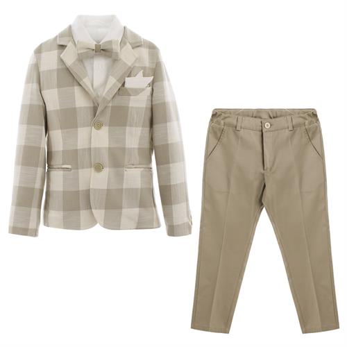 5PZ.BIMBO GI.+PAP.IN 60%COT.40%POL.CAM.100%LI.PANT.97%COT3%L-en