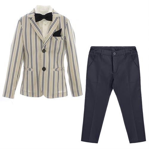 5PZ.BIMBO GIACCA 62%COT.38%POL.+CAM.+PANT.+PAP.97%COT.3%EL.-en