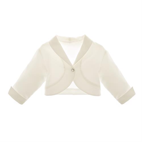 BOLERINO BIMBA M/GOMITO IN 100%POLIESTERE