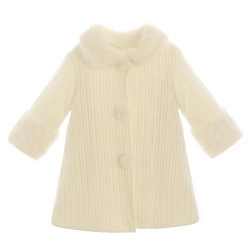 CAPPOTTO BABY IN 50%POL.50%VIS.