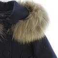 CAPPOTTO BIMBA CON CAPP.CON PELL.IN 82%POL.15%VIS.3%EL.