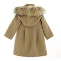 CAPPOTTO BIMBA CON CAPP.CON PELL.IN 82%POL.15%VIS.3%EL.