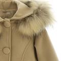 CAPPOTTO BIMBA CON CAPP.CON PELL.IN 82%POL.15%VIS.3%EL.