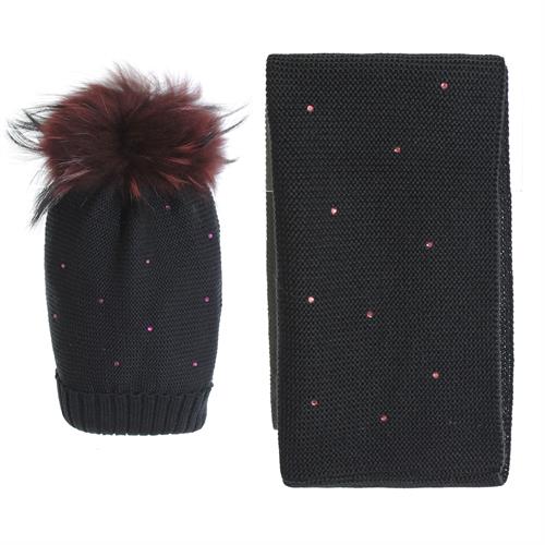 CAPPELLO+SCALDACOLLO BIMBA 50%LANA 50%ACRILICO