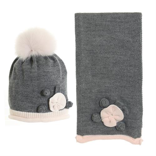 CAPPELLO+SCIARPA Bimba50%LANA 50%ACRILICO
