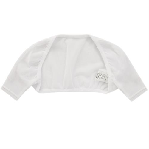 COPRISPALLE BIMBA C/MANICA A GOMITO IN RETE 100%POLIESTERE-en