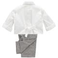 4PZBABY GILET+CAMICIA 97%CO3%EL+BERM.C/BRETEL.100%COT+PAPILL-en