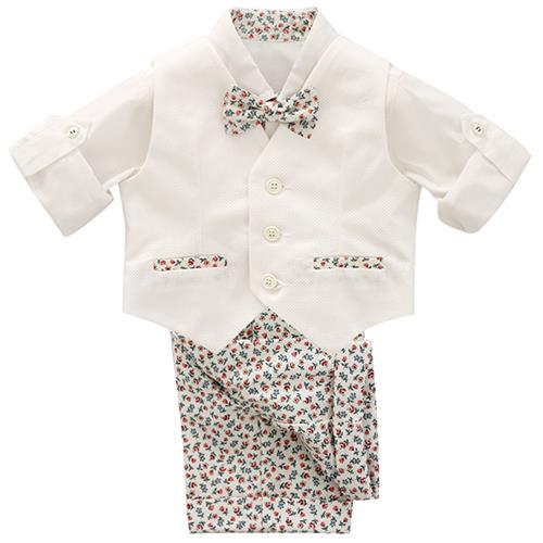 4PZBABY GILET+BERMUDA+PAPILLON 100%COT+CAMICIA 97%COT3%ELAST-en