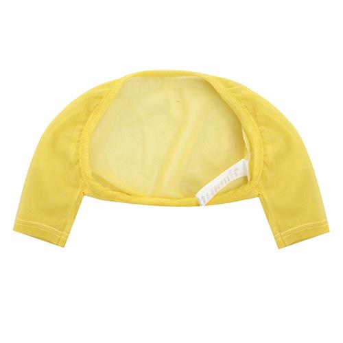 COPRISPALLE BABY C/MANICA A GOMITO IN RETE 100%POLIESTERE-en